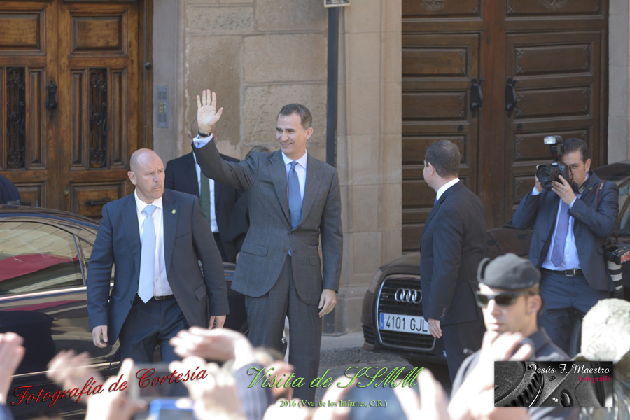 Visita de SSMM los Reyes de España a Vva. de los Infantes, Ciudad Real  